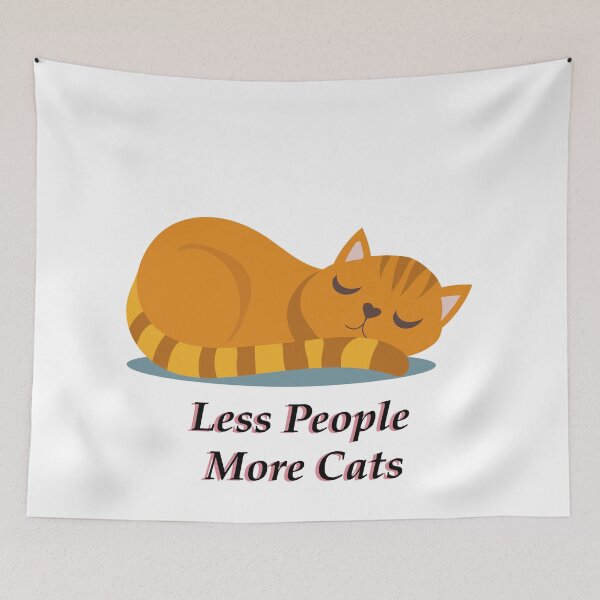 Item preview, Less People More Cats designed and sold by elcapitano12.