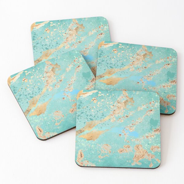 Item preview, Gold and Teal designed and sold by GasconyPassion.