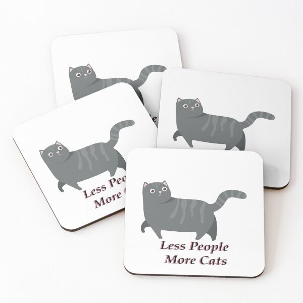 Item preview, Less People More Cats designed and sold by elcapitano12.