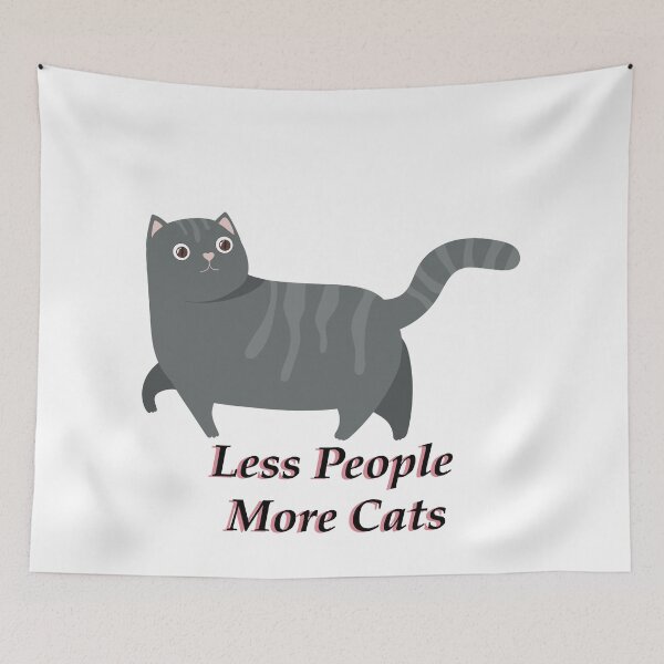 Item preview, Less People More Cats designed and sold by elcapitano12.