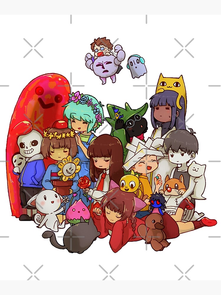 Chibi Undertale Characters | Greeting Card