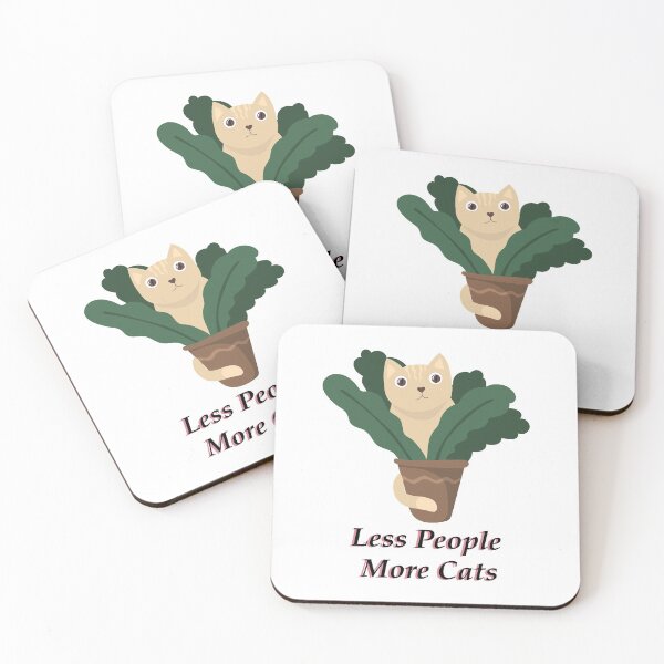 Item preview, Less People More Cats designed and sold by elcapitano12.