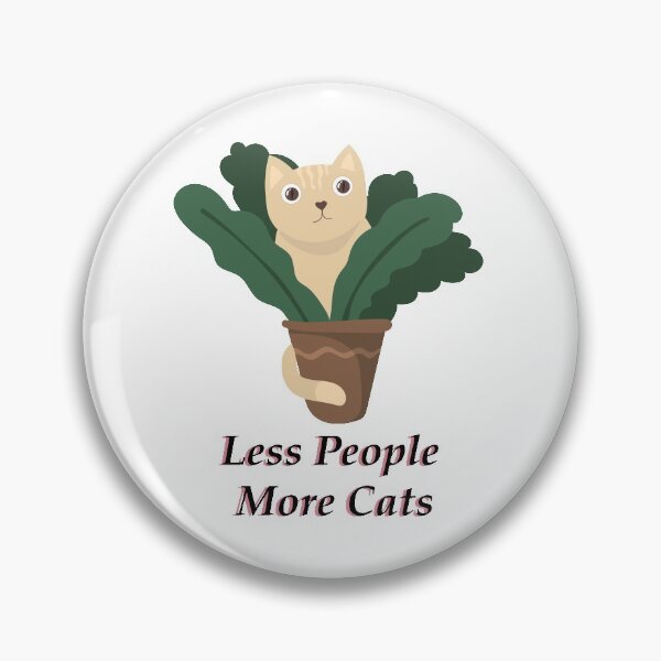 Item preview, Less People More Cats designed and sold by elcapitano12.