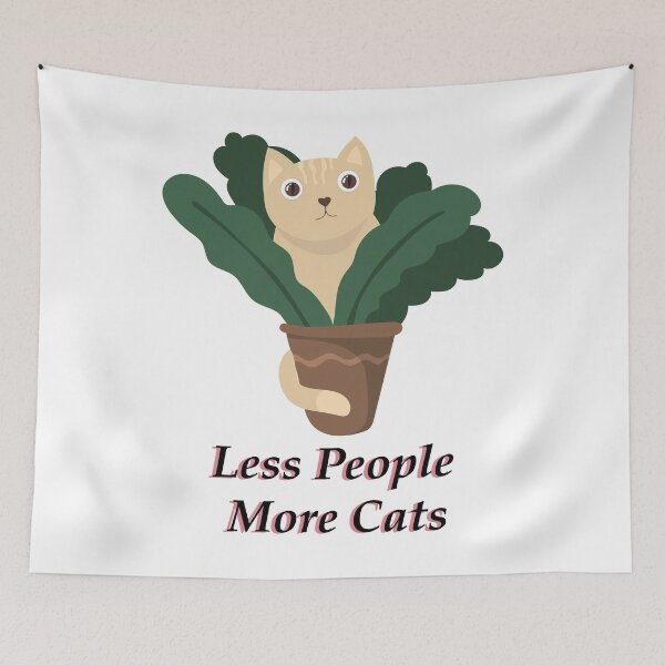 Item preview, Less People More Cats designed and sold by elcapitano12.