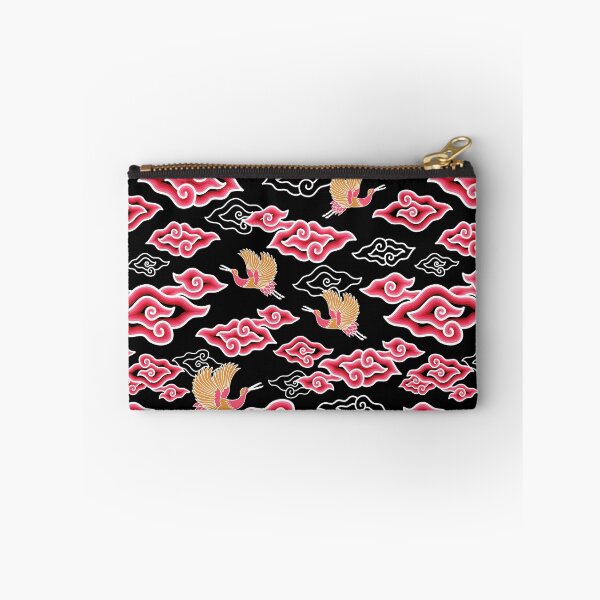 Item preview, Mega Mendung Red Clouds on Black designed and sold by suwarnaadi.