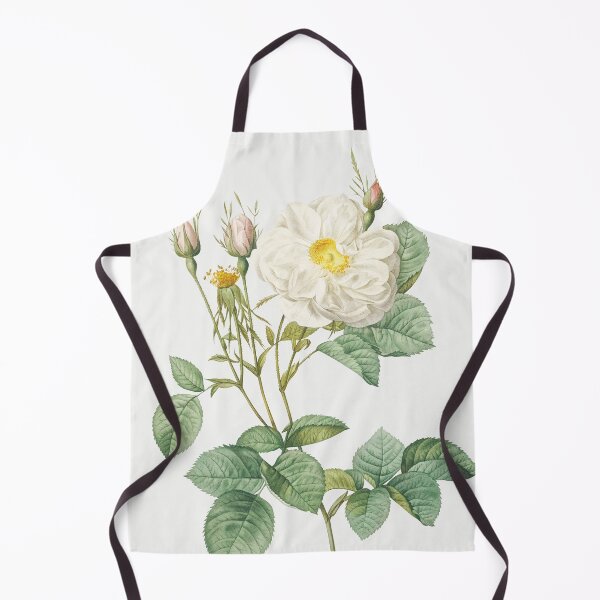 Item preview, Rosa x alba, White Leaf of Fleury - Pierre-Joseph Redouté. designed and sold by shencaben.