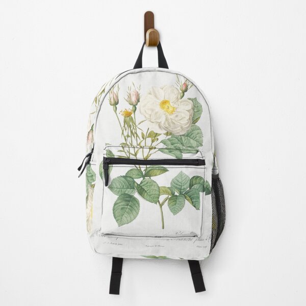 Item preview, Rosa x alba, White Leaf of Fleury - Pierre-Joseph Redouté. designed and sold by shencaben.