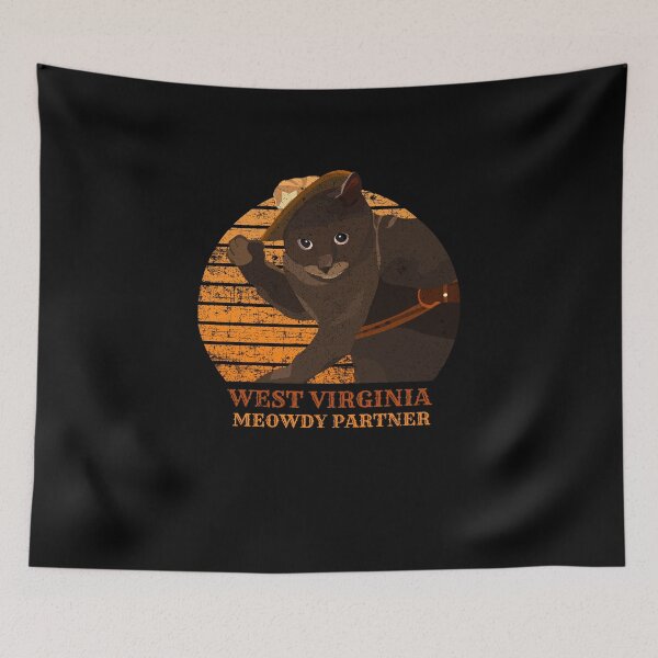 Item preview, West Virginia Meowdy Partner designed and sold by ProArtzilla.