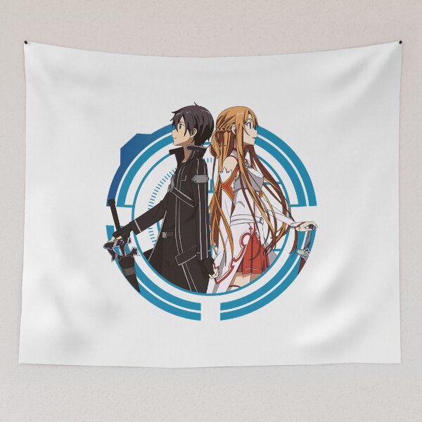 Aperçu de l'œuvre Sword Art Online - Kirito et Asuna créée et vendue par ThomasVelez.
