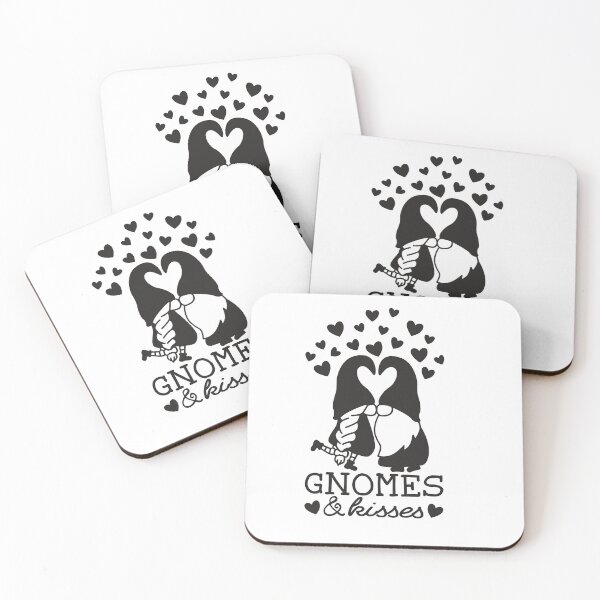 Aperçu de l'œuvre Gnome Valentine, Gnomes & Bisous, Couple Gnome créée et vendue par c-vector-studio.
