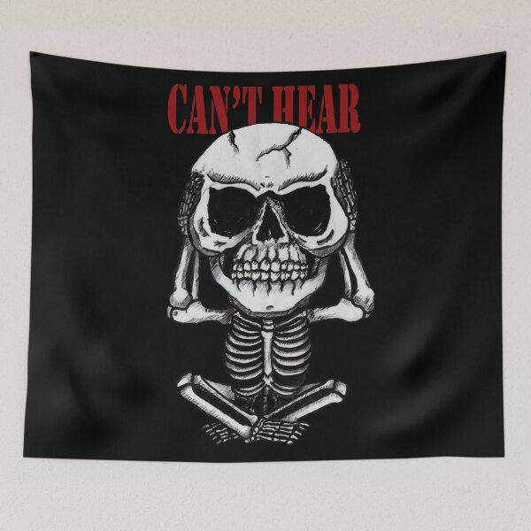 Item preview, Can't Hear Skull designed and sold by Robertadebona.