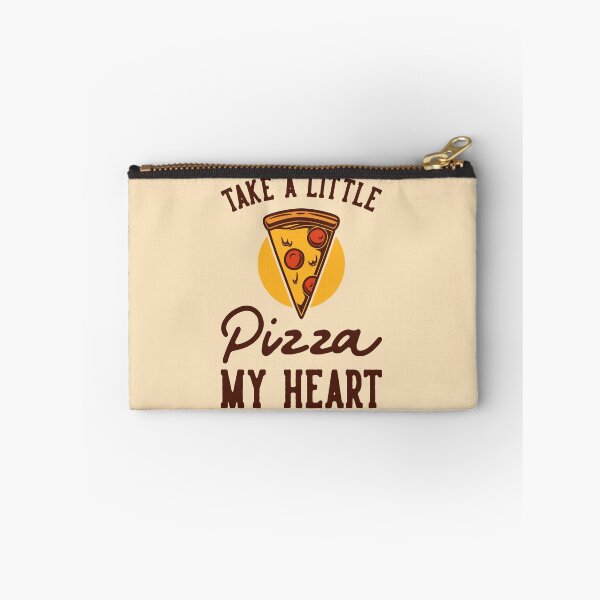 Item preview, Vintage Slogan Typography Take Little Pizza My Heart T-shirt Design designed and sold by Peekonet.