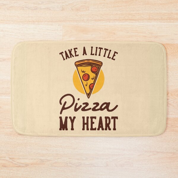 Item preview, Vintage Slogan Typography Take Little Pizza My Heart T-shirt Design designed and sold by Peekonet.