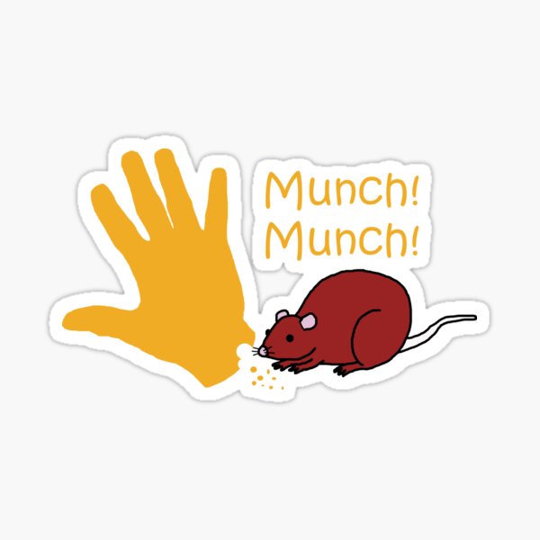 Munch! Munch! Decay! Sticker
