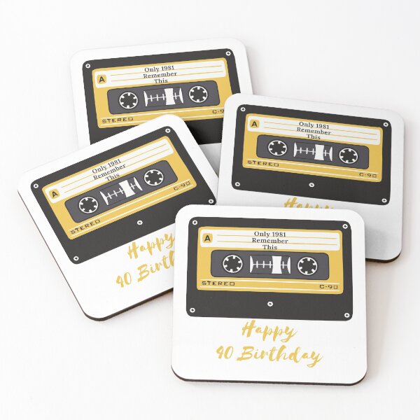 Item preview, Only 1981 Remember This Happy 40 Birthday Design! designed and sold by SweetEnjoyable.