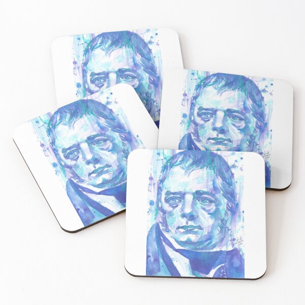 Item preview, WALTER SCOTT watercolor portrait .1 designed and sold by lautir.