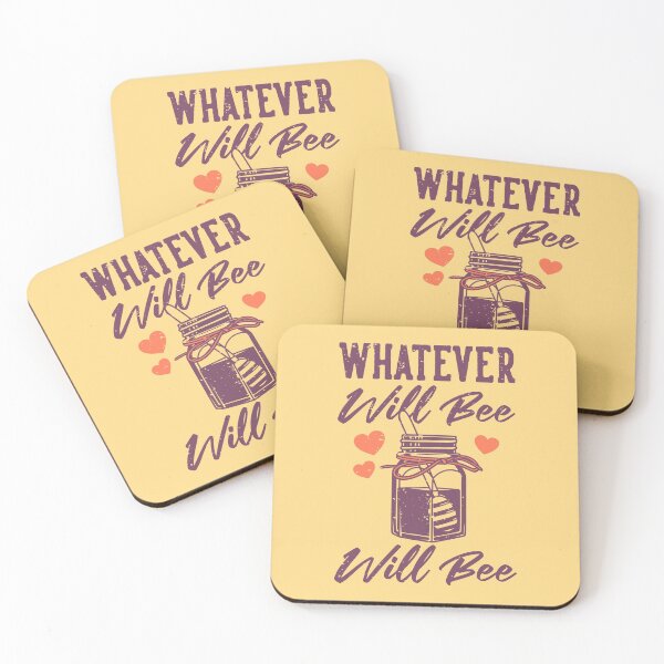Item preview, Vintage Slogan Typography Whatever Will Be Will Bee designed and sold by Peekonet.