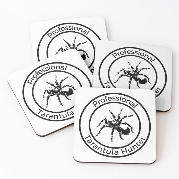 Item preview, Black Professional Tarantula Hunter Badge designed and sold by PolishedPin.