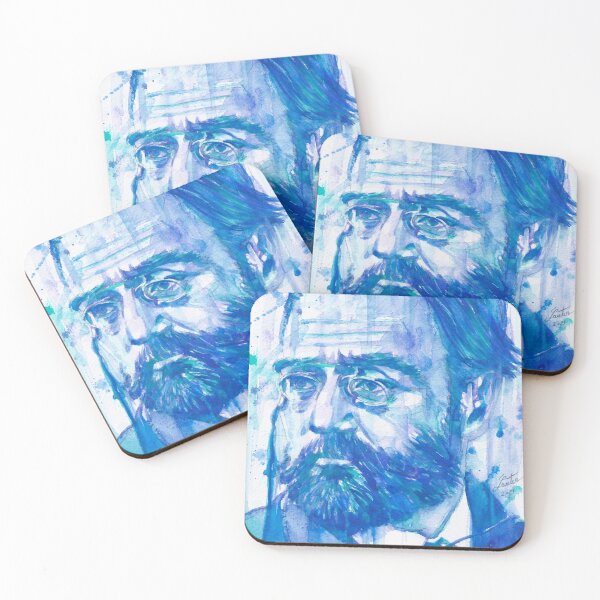 Item preview, EMILE ZOLA - watercolor portrait .3 designed and sold by lautir.