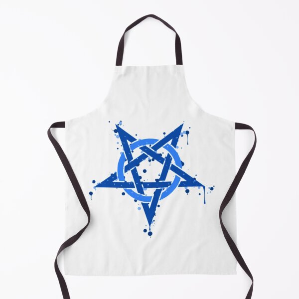 Item preview, Blue Satanic Spotted Pentagram designed and sold by MurphyMorganGifts.