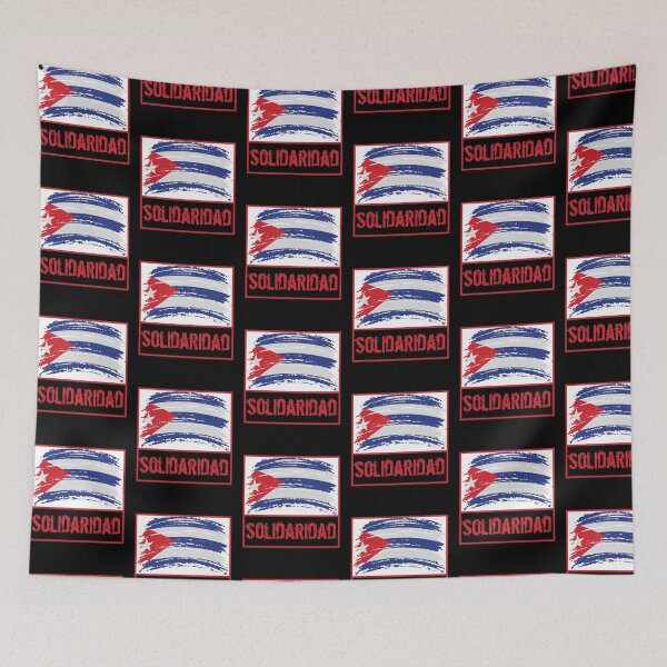 Item preview, Cuban Flag Solidarity Solidaridad designed and sold by JapanBubble.
