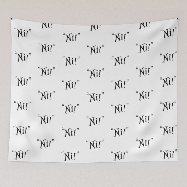 Item preview, The Knights Who Say Ni! - Funny Movie Quote designed and sold by DesignByLeo.