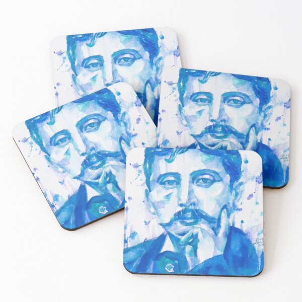 Item preview, MARCEL PROUST - watercolor portrait .3 designed and sold by lautir.