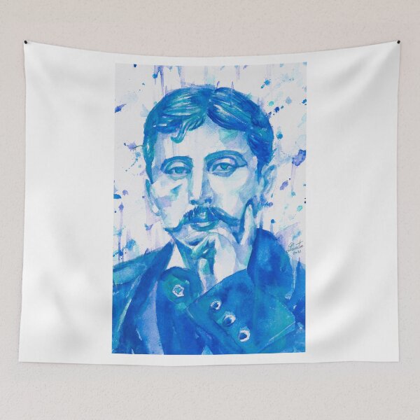 Item preview, MARCEL PROUST - watercolor portrait .3 designed and sold by lautir.