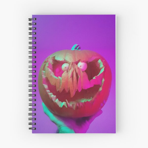 Item preview, Spooky Pumpkin Purple Background designed and sold by Samoylis.