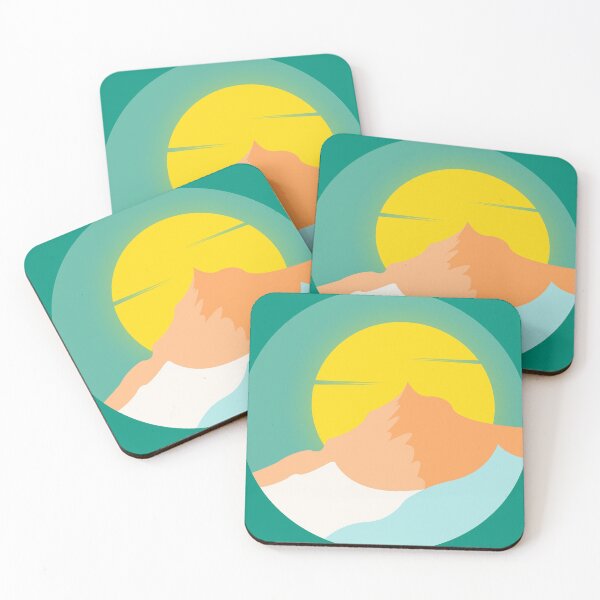 Item preview, Sunrise Mountain Illustration designed and sold by nueman.