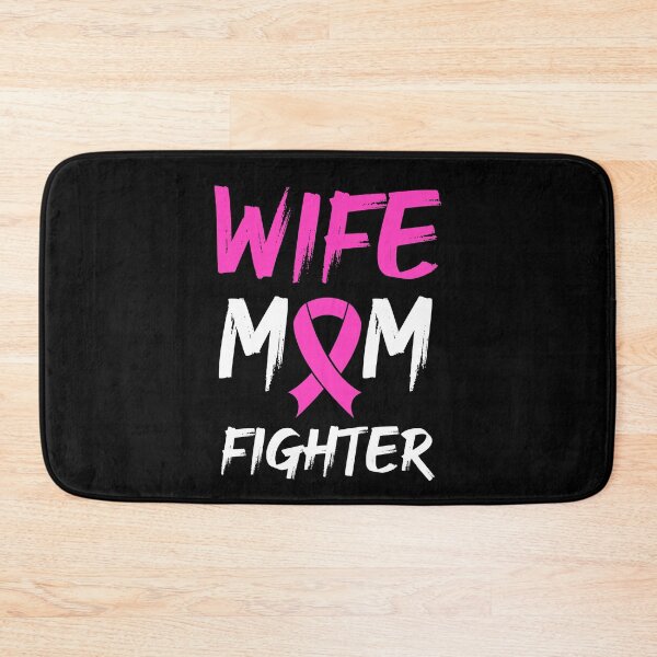 Item preview, Wife Mom Fighter Breast Cancer Awarness designed and sold by BELASKRI STORE.