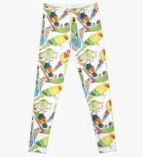 Small Watercolor Birds! Leggings