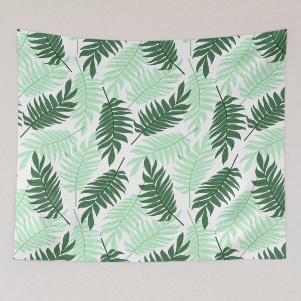Item preview, Green Tropical Palm Leaves designed and sold by josagallery.