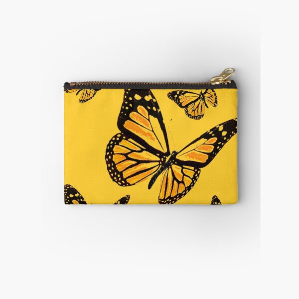 Item preview, GOLD ABSTRACTED MONARCH BUTTERFLIES  ART designed and sold by sharlesart.