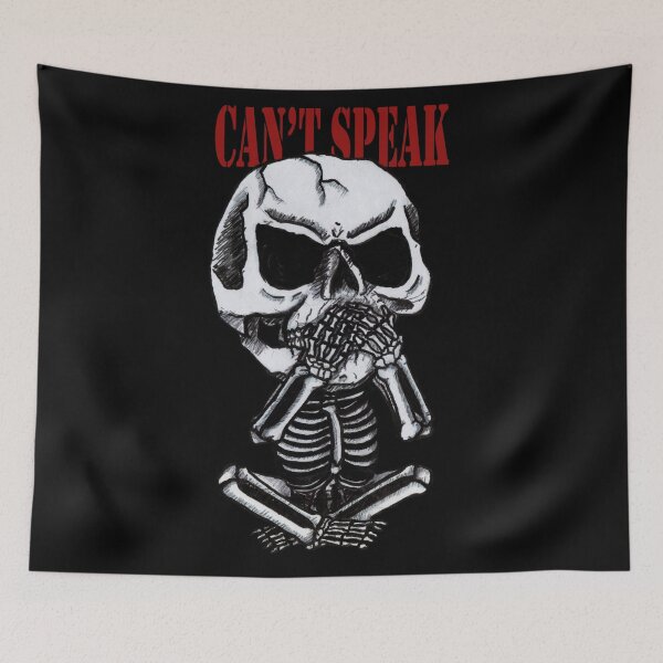 Item preview, Can't Speak Skull designed and sold by Robertadebona.
