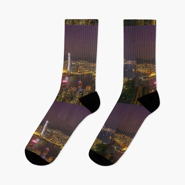 Item preview, Night View of Victoria Harbor, Hong Kong designed and sold by OliverTLChan.