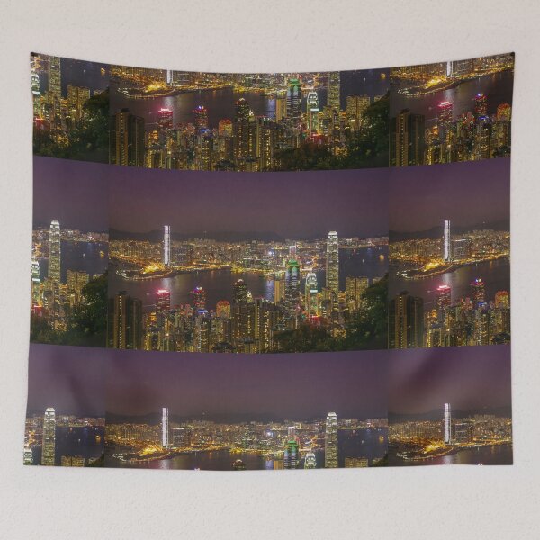 Item preview, Night View of Victoria Harbor, Hong Kong designed and sold by OliverTLChan.
