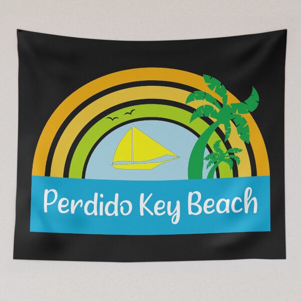 Item preview, Retro Perdido Key Beach In Florida Attractive designed and sold by DJAMALK.