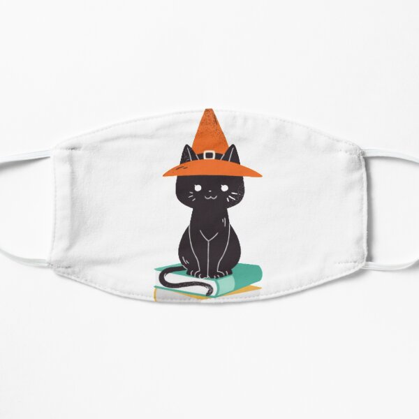 Addicted to Reading Cat Flat Mask