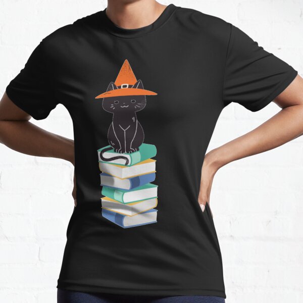 Addicted to Reading Cat Active T-Shirt