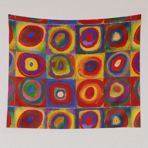 Item preview, KANDINSKY HD - Color Study Squares Art Painting designed and sold by Go Logo Designs.