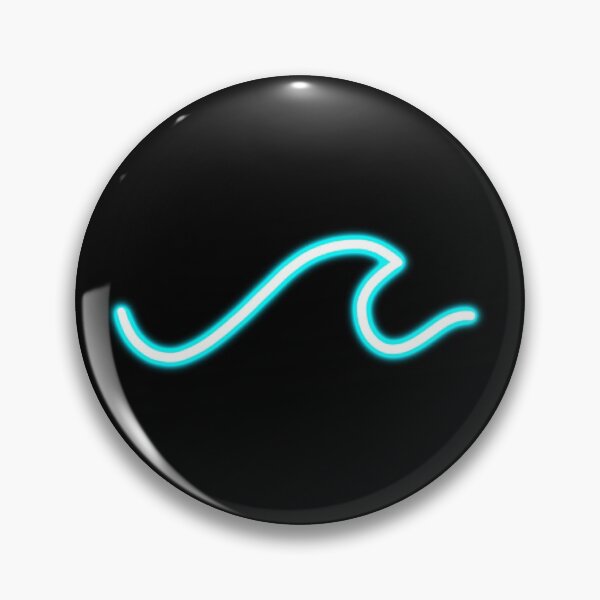 Item preview, Neon Blue Ocean Wave designed and sold by ADreamWorld.