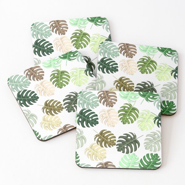 Item preview, Colorful Monstera Leaves designed and sold by josagallery.