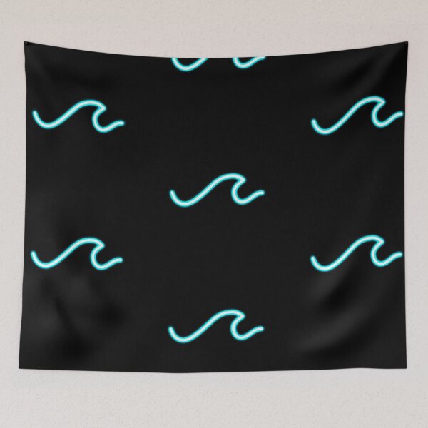 Item preview, Neon Blue Ocean Wave designed and sold by ADreamWorld.