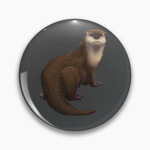Item preview, North American River Otter (Lontra canadensis) designed and sold by illustrateamy.