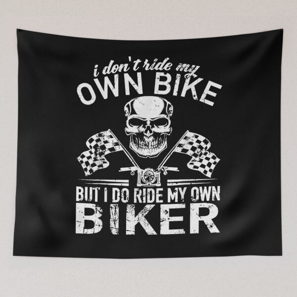 Item preview, I Don't Ride My Own Bike Dirt Bike Motorcycle Biker Wife  designed and sold by tashiav.