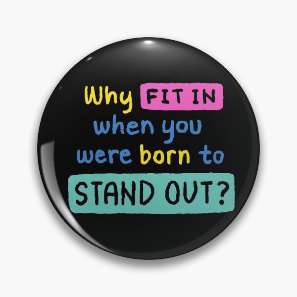 Item preview, Born to Stand Out Sticker designed and sold by PassionSense.