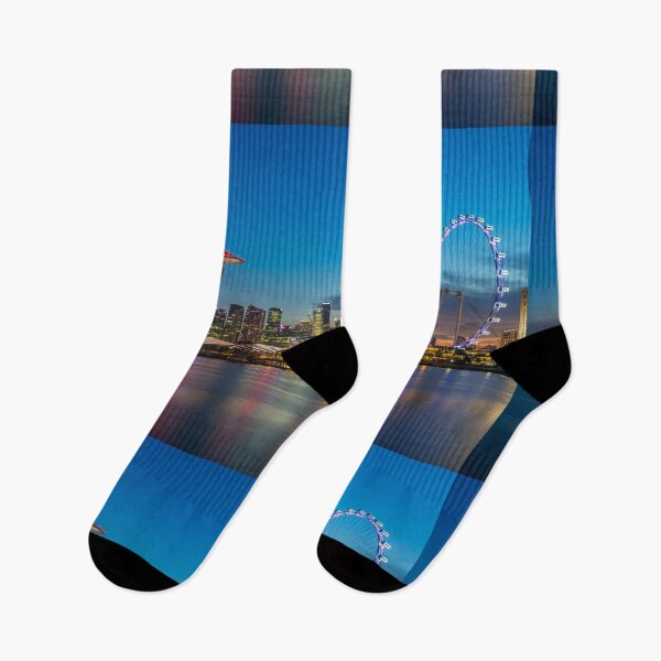 Item preview, Sunset at Marina Bay Area, Singapore designed and sold by OliverTLChan.