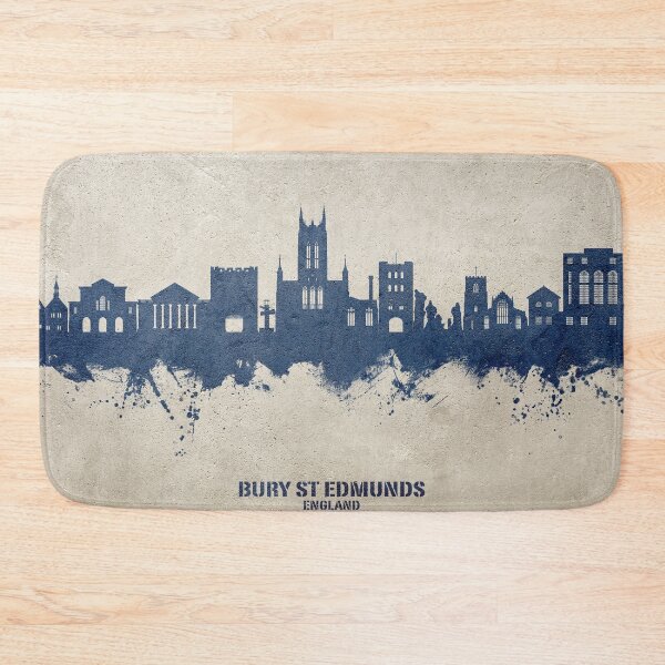 Item preview, Bury St Edmunds England Skyline designed and sold by ArtPrints.