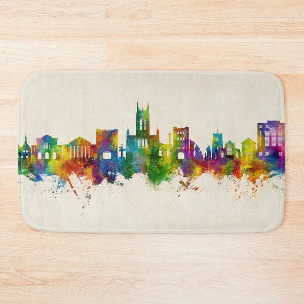 Item preview, Bury St Edmunds England Skyline designed and sold by ArtPrints.
